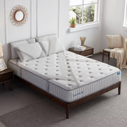 Lechepus Cal King Mattress, 10 inch Hybrid Foam Mattresses in a Box, Pocket Innersprings with Memory Foam