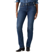Levi's Women's 314 Shaping Straight Mid-Rise Stretch Denim Jean, Dark Wash, 16 (33x32)