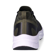 Avia Quickflash Men's Running Sneakers, Breathable Knit Upper, Caged Design, Olive, Medium Width