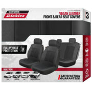 Genuine Dickies 3-Piece Peterson Seat Cover Set, Black