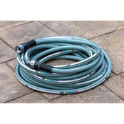 FITT WMCL5850 Carbonlite Hybrid Garden Hose, 5/8 in x 50 ft, Heavy Duty, Blue, No Torsion System, Sky-Tech Outer Layer