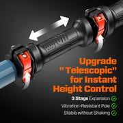 YAT Senix X6 Cordless Pole Saw, 60 Volt, 10-Inch Brushless Motor, Carbon Fiber Telescoping Pole Extending to 14 Ft, 3.0Ah Battery and Charger Included