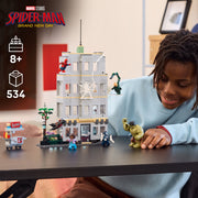 LEGO Marvel Spider-Man vs Hulk Epic Clash Building Toy, 534 Pieces, Ages 8+, Includes 5 Minifigures and Large Hulk Figure, 76350