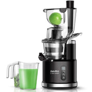 Aeitto Cold Press Juicer Machine, Slow Masticating Technology, Black