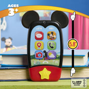 Just Play Disney Jr. Mickey Mouse Clubhouse Interactive Toy Phone with Lights and Sounds, 6-Inch