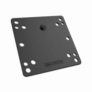 RAM Mounts Clamp Mount, 2.5 in Max Width, 1.5 in Diameter Ball, Double Socket Arm, 4.75 in Square Base, VESA 75mm and 100mm Hole Patterns, Powder Coated Marine-Grade Aluminum, RAM-246-247U-25
