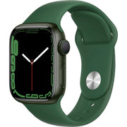 Apple Watch Gen 7 Series 7 41mm Green Aluminum - Clover Sport Band MKN03LL/A