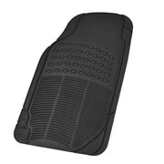 BDK MT783PLUS ProLiner Original 3 Piece Heavy-Duty Front & Rear Rubber Floor Mats for Car SUV Van & Truck - All Weather Protection Universal Fit (Black)