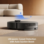 MOVA E30 Pro Robot Vacuum and Mop, 19,000 Pa Suction, Anti-Tangle TroboWave DuoBrush, FlexBrush Technology, 700ml Self-Emptying Dust Box, 350ml Water Tank, White