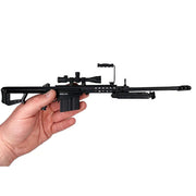 GoatGuns 50-Black Miniature Barrett Model 82A1 .50 BMG Diecast Gun Model