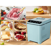 KBS 20-in-1 2LB Fully automatic Bread Maker Machine with Ice cream menu, Green
