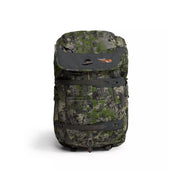 Sitka Tool Bucket Optifade Elevated II, Tool Bag with 17 Compartments, 1800 Cubic Inches Capacity, Bow Carry Straps, Blaze Orange Flag