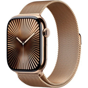 Apple Watch Gen 10 Series 10 Cell 46mm Gold Titanium - Gold Milanese Loop MC7T4LW/A