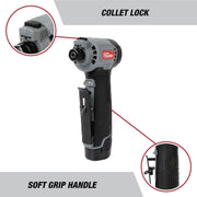 Hyper Tough 80070 Max Brushless 12V 1/4-inch Cordless Die Grinder with 1.5AH Lithium-Ion Battery and Charger