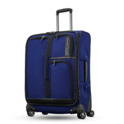 American Tourister Cargo Max 25 Softside Medium Checked Spinner Luggage, Sapphire Blue