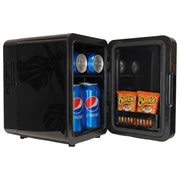 Call of Duty Nuketown Lenticular 4L 6-Can Mini Fridge, Black, Thermoelectric Cooler, LED Interior Light, FR6CLEPM52-COD1