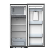 Galanz GLR65MS1E02 6.5 Cu ft One Door Refrigerator, with Water Dispenser, Stainless Steel Look
