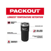 Milwaukee 48-22-8392B PACKOUT 20oz Tumbler - Black