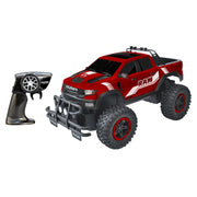 Adventure Force RAM Rubicon 1:14 Scale Radio Controlled Truck, Full-Function 4-Wheel Drive, 7.4V Li-Ion USB Rechargeable Battery, Red