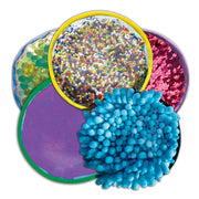Teacher Created Resources Sensory Discs Assorted Set of 5 Multi-Texture Educational Sensory Toys 5-Inch Diameter TCR866300