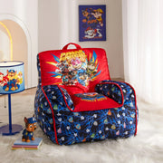 Nickelodeon Kids' Paw Patrol Square Beanbag, Red & Blue