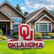 Logo Brands Oklahoma Sooners Pre-Lit 7'x10' Team Inflatable - Premium Quality