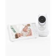 Momcozy Video Baby Monitor, 1080P HD, 5-Inch Screen, Infrared Night Vision, 360 Pan and Tilt, Wireless, White, BM01