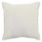 At Home Crosby St. Grey Soft Textured Boucle Throw Pillow, 24in, Poly-Cotton
