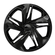 Coast2Coast Automotive Wheel Cover, Music-Inspired Black Gloss Plastic, 16 Inch, Set of 4, IWC54116BLK
