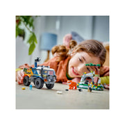 LEGO City Jungle Explorer Off-Road Truck Building Set, 314 Pieces, Includes 3 Adventurer Minifigures and Tiger Figure, Ages 6+