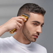 KISS PC01 Ultra-Cut Precision Carbon Steel Blade Cordless USB Hair Clipper, 19 Pcs.