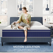 CICIMLU 12 inch Queen Hybrid Mattresses Medium Firm in a Box