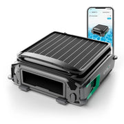 WYBOT F1 Robotic Pool Skimmer, Solar-Powered, Cordless with Rechargeable Battery, App Compatible, Black