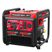 PowerSmart Dual Fuel Portable Generator, 4400 Peak Watts Gasoline, 3600 Peak Watts Propane, Inverter Technology, CO Detection, Multiple Outlets, Pull Cord Start, MB5040DC