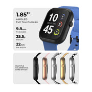 Itech Fusion 4 Smart Watch, Rectangular, 1.85