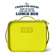 YETI Daytrip Lunch Box with ColdCell Flex Insulation, Firefly Yellow, Leakproof, Water-Resistant Exterior, 10.7x8.7x4.6 in, 18060131658