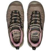 KEEN 1028993 Targhee IV Waterproof Hiking Shoes for Ladies - Brindle/Nostalgia Rose - 7.5M