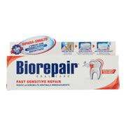 Biorepair Fast Sensitive Repair Toothpaste with MicroRepair Technology, Fluoride-Free, 2.5 Fl Oz, 308