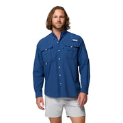 Columbia PFG Bahama II Button-Up Long-Sleeve Fishing Shirt - Carbon - L