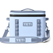 YETI Hopper Flip 18 Soft Cooler, Leakproof HydroLok Zipper, DryHide Shell, ColdCell Insulation, Big Sky Blue, 18 qt, 81628200