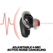 Skullcandy Method 360 ANC XT True Wireless Earbuds with Sound by Bose, Adjustable 4-Mic Active Noise Cancelling, IPX4 Sweat Resistant, 32-Hour Battery, True Black