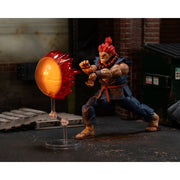 Jada Toys Akuma Street Fighter II 1/12 Scale 6-Inch Action Figure with Interchangeable Parts, Multicolor, 36717