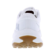 Hoka Transport Women's Athletic Shoe, White, Size 7.5 Medium, Cushioned Flat Heel, Sustainable Materials, Vibram EcoStep Outsole, 1123154-WWH