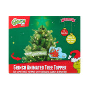 Mr. Christmas Grinch Sleigh Animated Christmas Tree Topper, 21.75 in, Green