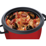 Aroma 14 Cup Non-Stick Programmable Pot Style Red Rice Cooker, 4 Piece