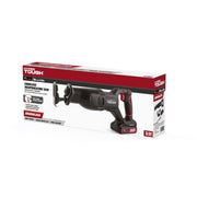 Hyper Tough 20V Brushless Reciprocating Saw with 2.0Ah Battery Pack, Standard Charger, LED Work Light, Adjustable Pivoting Shoe, 43010.1