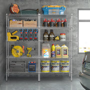 Ktaxon 5-Tier Wire Shelving Steel Storage Rack for Office Kitchen 30 x 14 x 60