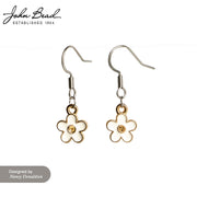 32640464-05 JOHN BEAD SWEET PETITE CHARM SM FLOWER BLUE 10PC