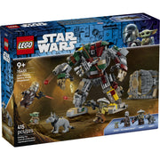 LEGO Star Wars Hutt Palace Sentry Droid Showdown Building Toy with Mandalorian, Grogu, Embo, Keibu Minifigures, 415 Pieces, 75451