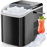 EDX WMEDMX-IM001 Countertop Ice Maker, Black